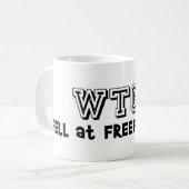WTC 7は自由な秋速度で落下 コーヒーマグカップ (正面左)