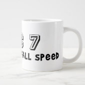 WTC 7は自由落下速度で落下 ジャンボコーヒーマグカップ (右)