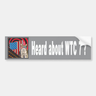 "WTC 7"バンパーステッカー バンパーステッカー