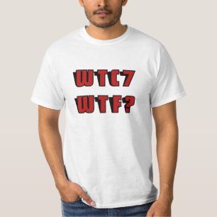 WTC 7 WTFか。 赤 Tシャツ