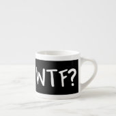 WTC 7 WTF? 黒地に白文字 エスプレッソカップ (右)
