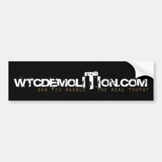 WTCDEMOLITION.COM バンパーステッカー