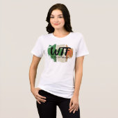 WTFおもしろいプリントティー、ウィビットIrishユーモアのシャツ トライブレンドTシャツ (正面全面)