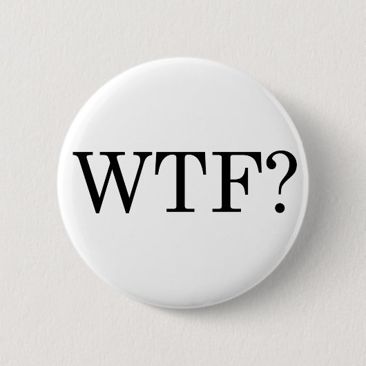 WTFか。 ボタン 缶バッジ (正面)