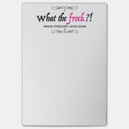 WTFか。! - （女性用）ドレス何か。! -付箋 ポストイット