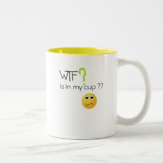 WTFか。 私のコップのマグにあります。 ツートーンマグカップ