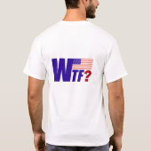 wtfか。 親ケリーのワイシャツ tシャツ (裏面)