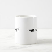 WTFか。*、*Whoはキツネですか。 コーヒーマグカップ (中央)