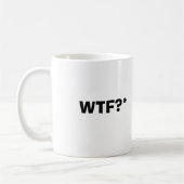 WTFか。*、*Whoはキツネですか。 コーヒーマグカップ (左)