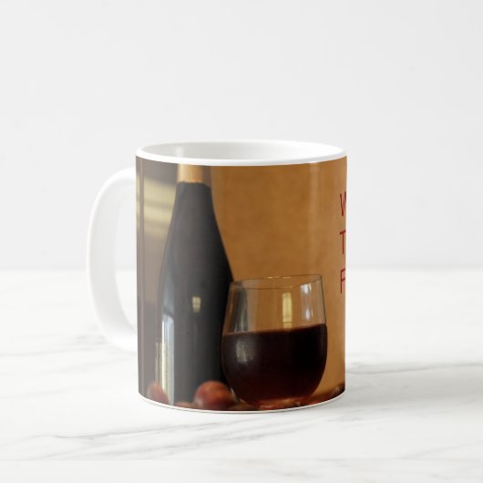 WTFがコーヒーマグに作り出された。 コーヒーマグカップ (正面左)