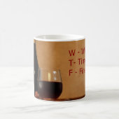 WTFがコーヒーマグに作り出された。 コーヒーマグカップ (中央)