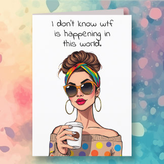 WTFが世界で起こってるのか？レッツベント カード