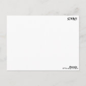 WTFこうもり生物はがき ポストカード (裏面)