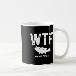 WtfどこザフィッシュラルゲムースBおもしろい魚釣りギ コーヒーマグカップ