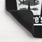 WTFどこ魚の魚釣りおもしろい引用文 マウスパッド (コーナー)