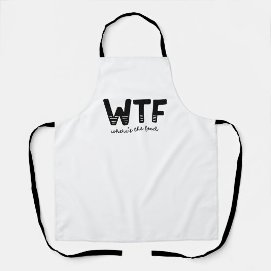 WTFの食べ物 エプロン (正面)