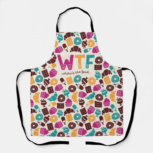 WTFの食べ物 エプロン (正面)