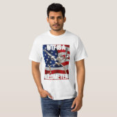 WTFは1キロメートルである Tシャツ (正面フル)