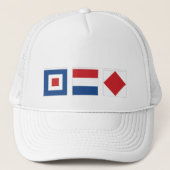 WTFウイスキータンゴフォクストロト信号フラグ キャップ (正面)