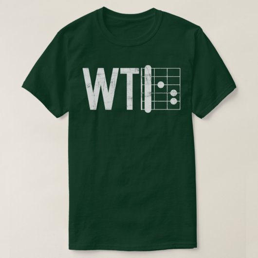 WTFギターFコード Tシャツ (デザイン正面)