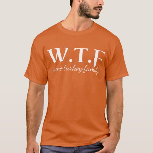 wtfクリスマスおもしろいワインのスローガン tシャツ (正面)