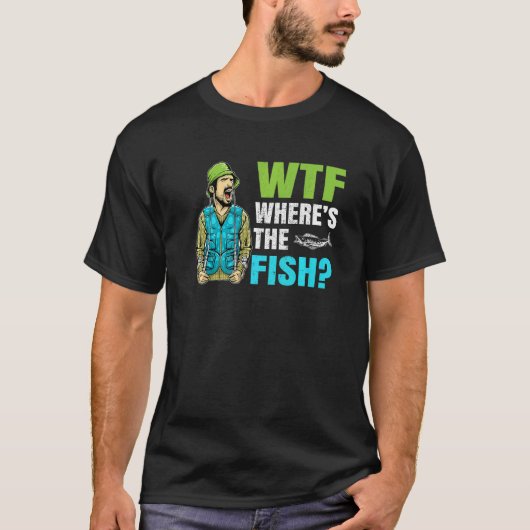 Wtfフィッシュフィッシャーの声明 Tシャツ (正面)
