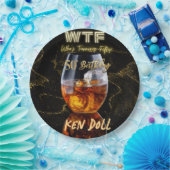 WTFフィフティメンズバースデーパーティー50th ペーパープレート (パーティー)