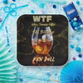 WTFフィフティメンズバースデーパーティー50th ペーパープレート (パーティー)