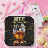 WTFフィフティメンズバースデーパーティー50th ペーパープレート (パーティー)