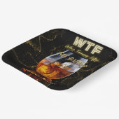WTFフィフティメンズバースデーパーティー50th ペーパープレート (傾斜あり)