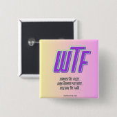 WTFボタン 缶バッジ (正面&裏面)