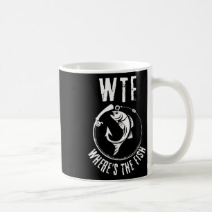 Wtfユーモアのあるは、魚釣りEnthusiaのための魚がある コーヒーマグカップ