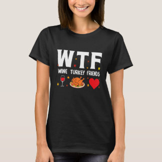 Wtfワインターキーフレンズ Tシャツ