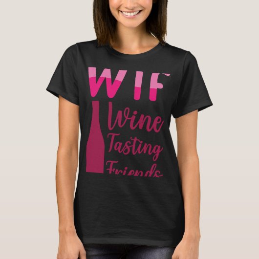 Wtfワインテイスティングフレンズパーティー飲み Tシャツ (正面)