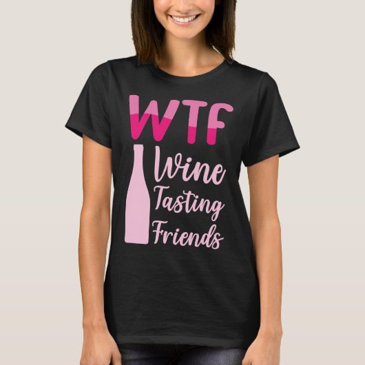 Wtfワインテイスティングフレンズ36 Tシャツ (正面)