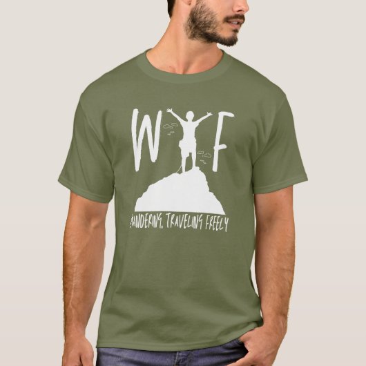 WTFワンダリング旅行クールリタイアホリデイズ Tシャツ (正面)