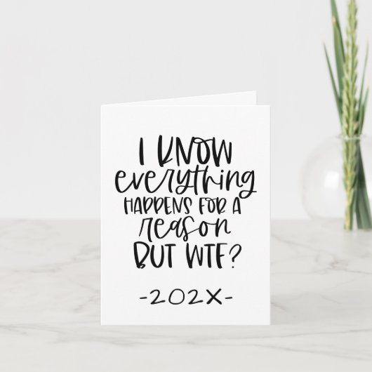 WTF以外は何でも起こる |おもしろい | シーズンカード (正面)