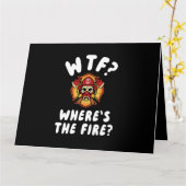 WTF消防士はどこにいる カード (黄色い花)