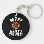 WTF消防士はどこにいる キーホルダー (裏面)