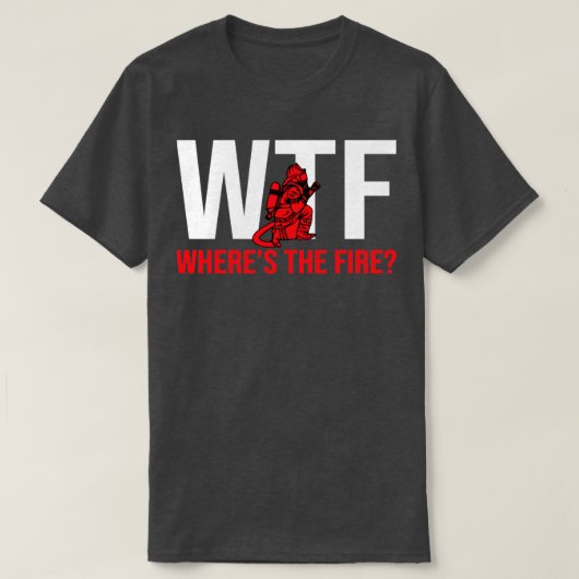 WTF消防士 Tシャツ (デザイン正面)