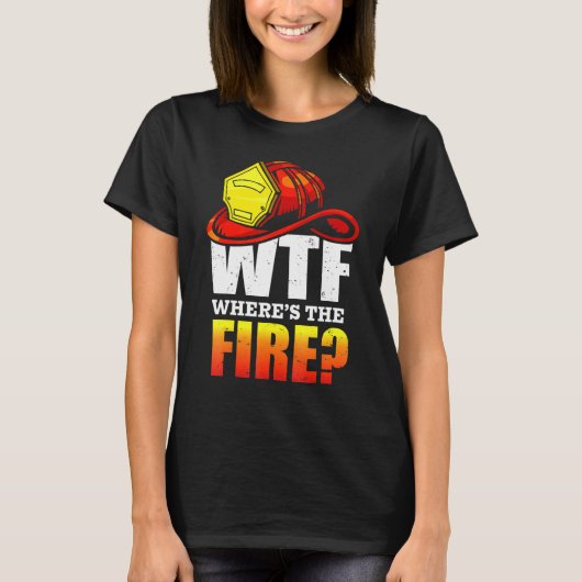 Wtf消防士T型 Tシャツ (正面)