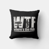 WTF魚の魚釣りおもしろいは クッション (正面)