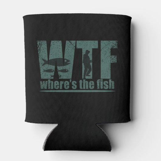 WTF魚の魚釣りおもしろいは 缶クーラー (裏面)
