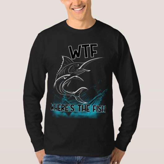 WTF魚はどこにいる Tシャツ (正面)