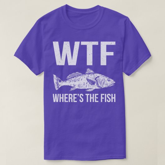 WTF魚はIIIを行う Tシャツ (デザイン正面)