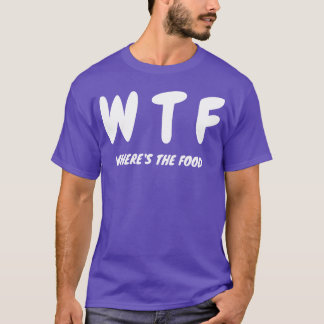 WTF どこに食べ物あるの サマー ヴィンテージ Tシャツ