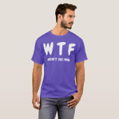 WTF どこに食べ物あるの サマー ヴィンテージ Tシャツ (正面フル)
