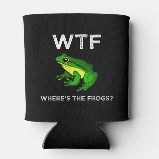 WTF – カエルはどこだ？ 缶クーラー (裏面)