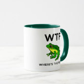 WTF -カエルは？ マグカップ (正面右)