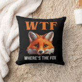 WTF -キツネ クッション (ブランケット)